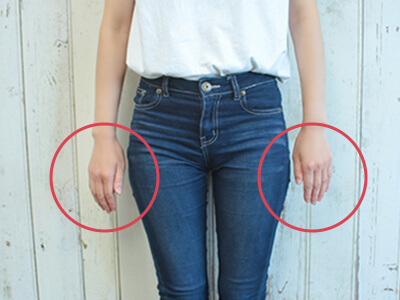 スマホ巻き肩チェック