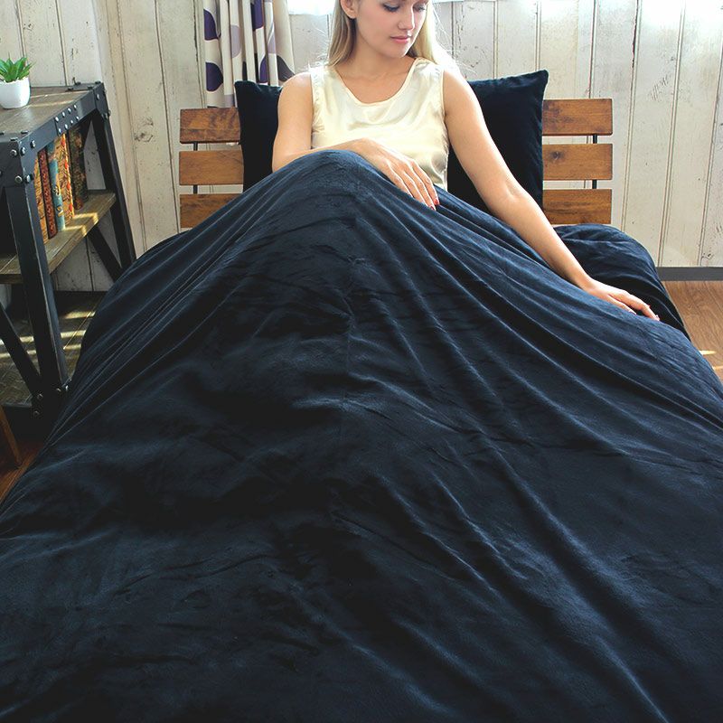 ベロア調マイクロファイバー掛布団カバー
