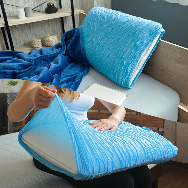 くしゅくしゅテンセル枕カバー｜BlueBlood.Shop