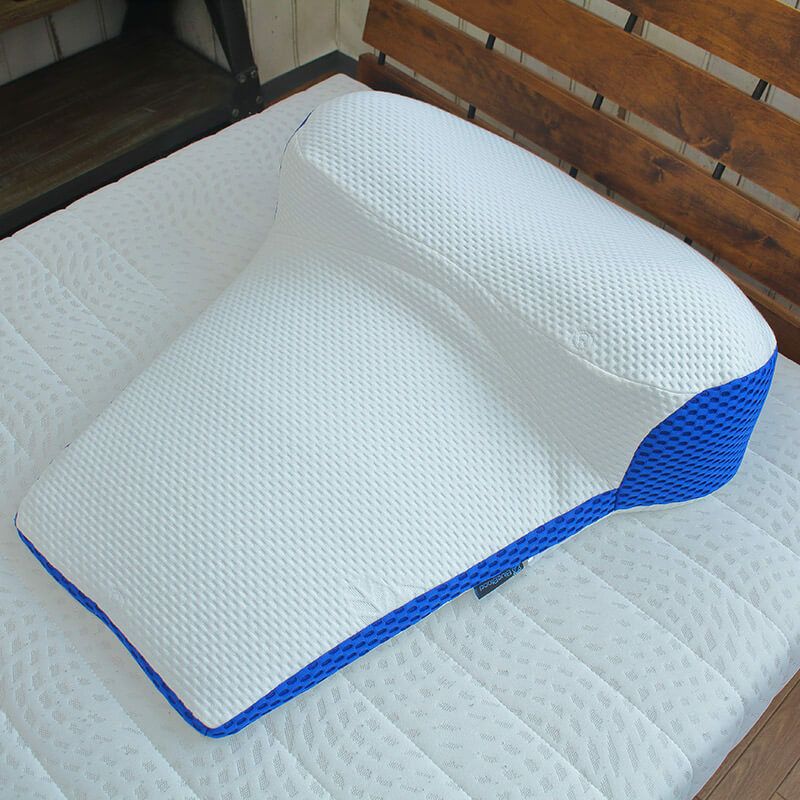 巻き肩・猫背を伸ばすマットレスピロー ［ブルーブラッド Prana