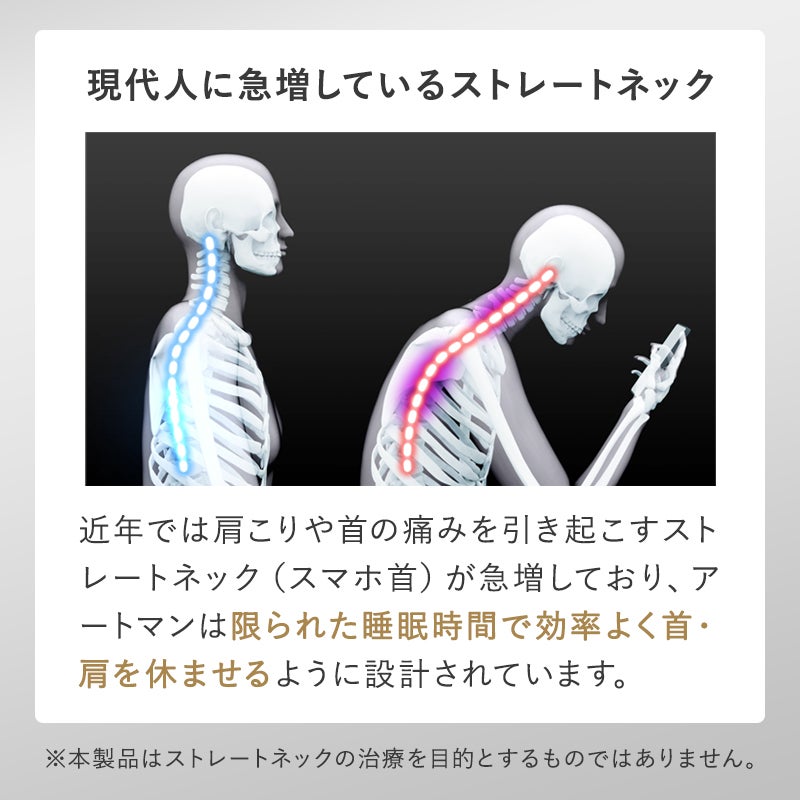 現代人に多いストレートネックに