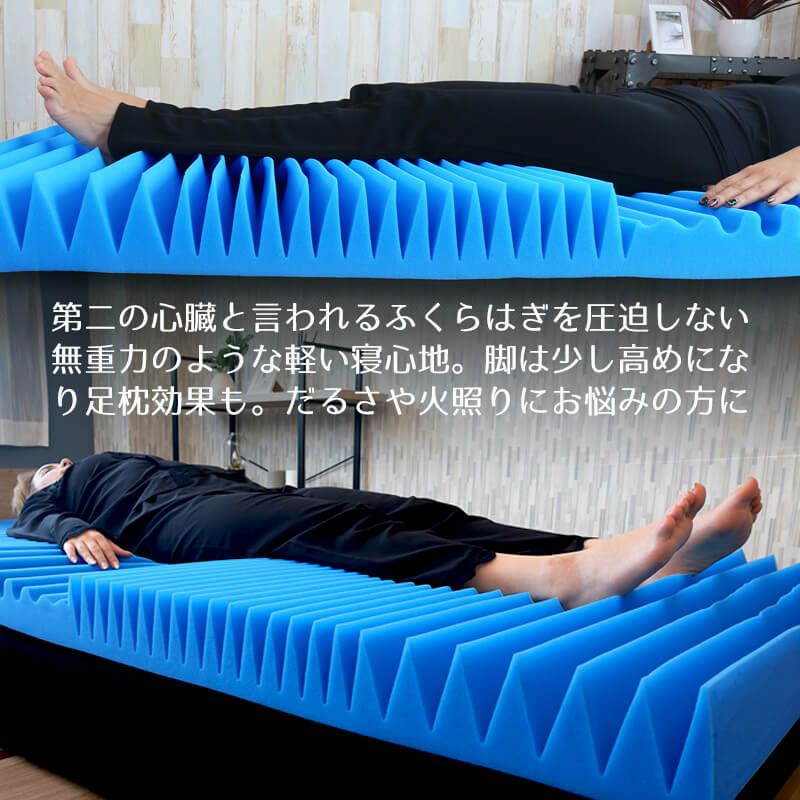 3D高反発マットレス ［ブルーブラッド Atela（アテラ）］ ダブル