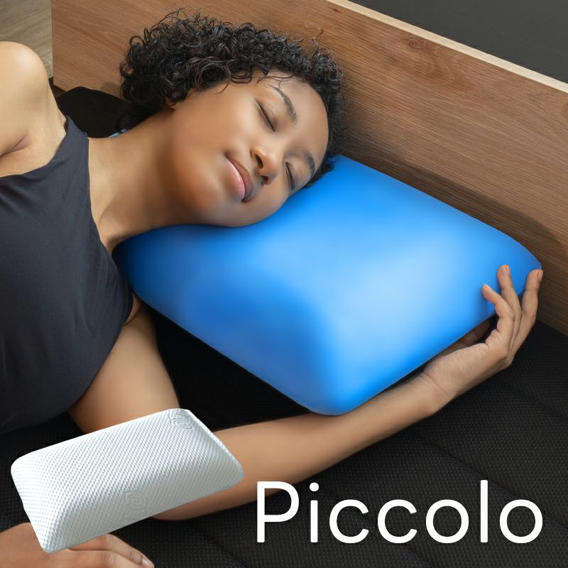 旅行用や子供用としても使える小さめ枕 ［ブルーブラッド Piccolo