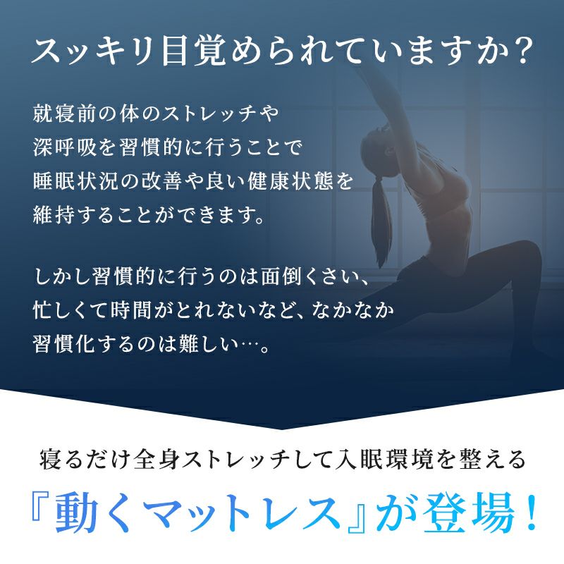 動くストレッチマットレス［Airtech Mattress（エアテックマットレス