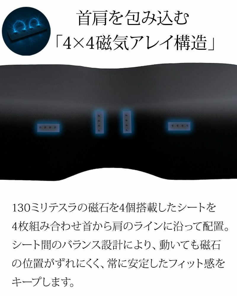 そのつらい肩こりに寝ながら磁気のチカラで血流改善 ［GKL - Magnetic